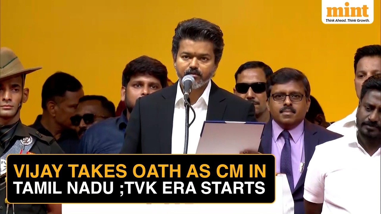 Actor-Politician Joseph Vijay Sworn In as Tamil Nadu Chief Minister After TVK&rsquo;s Historic Victory