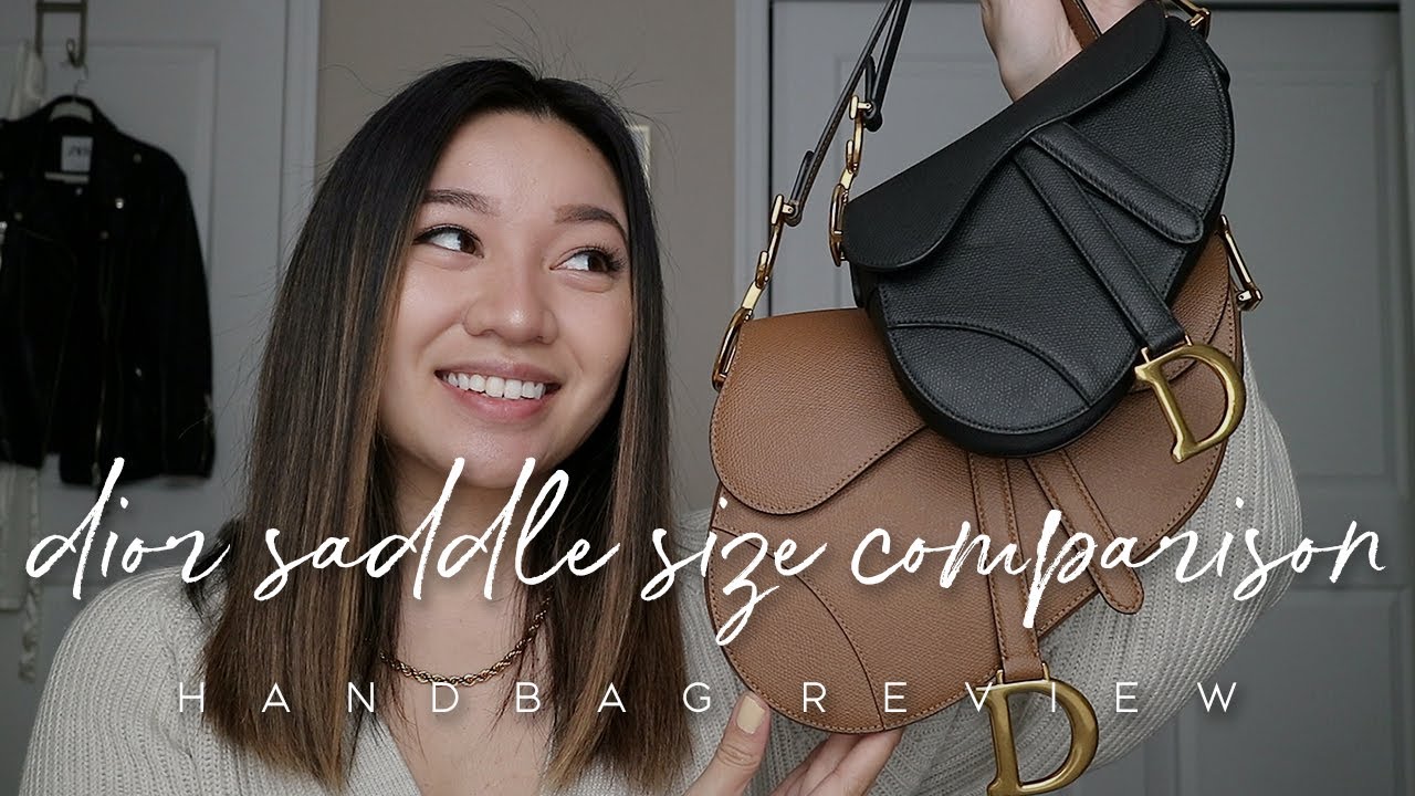 DIOR SADDLE BAG SIZE COMPARISON | ALYSSA LENORE