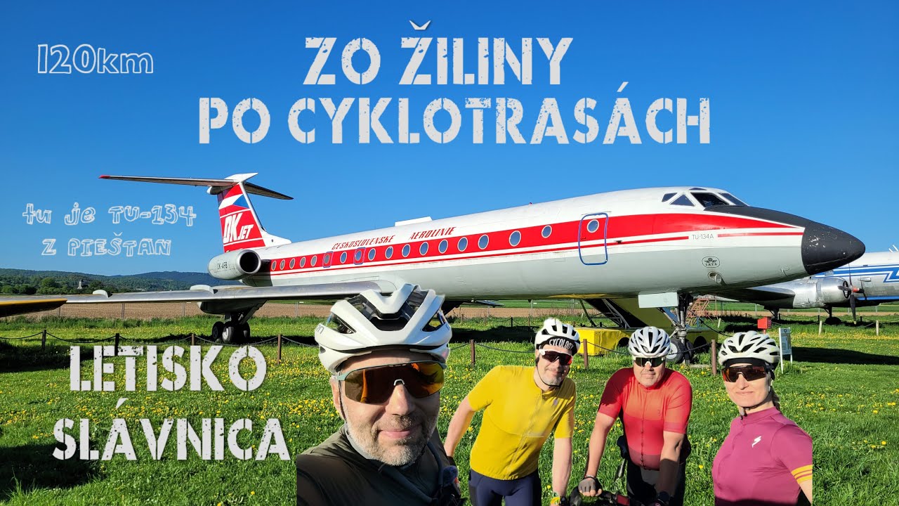 Cyklotrasy zo Žiliny, letisko Slávnica. Keď fúka severný
