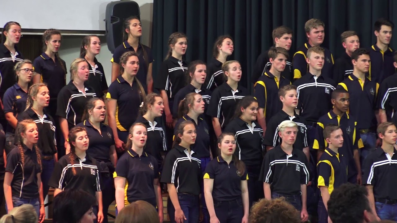 Lindenkoor & Monnaskoor performing, Let it go , Soiree - Ho&euml;rskool Linden, 11 Aug 2017