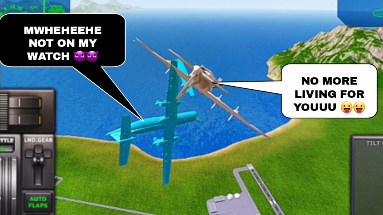 Mid Air Collisions In Turboprop Flight Simulator  (✈JET MODS ✈)