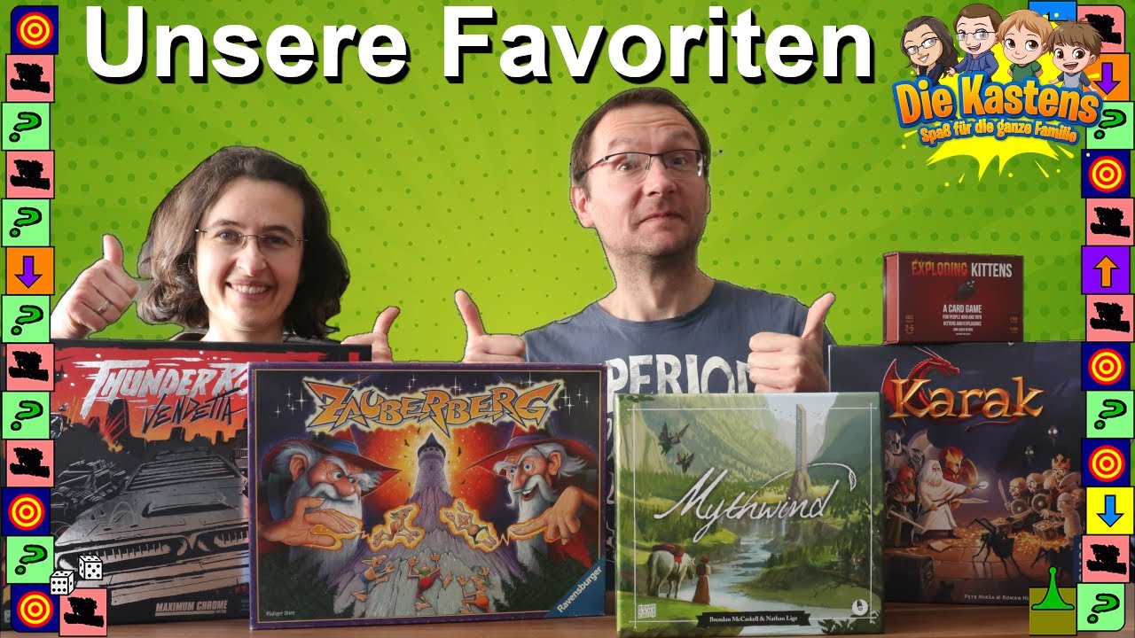 Familien-Brettspielabend 2024: Unsere 5 Must-Have Spiele! 🎲👨&zwj;👩&zwj;👦&zwj;👦 | Top 5 Brettspiele