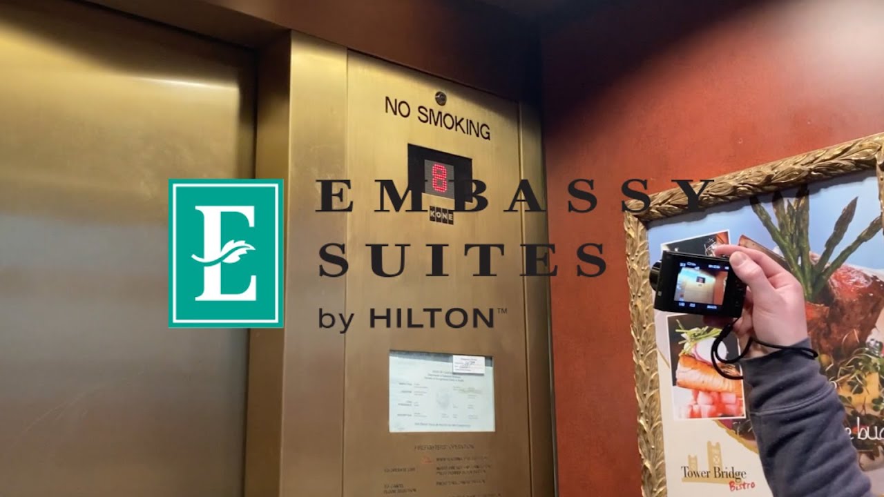 Awesome KONE Traction Scenic Elevators - Embassy Suites Riverfront Promenade - Sacramento, CA