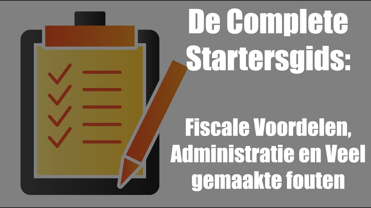 Fiscale Startersgids: De Fiscale Voordelen en Verplichtingen Voor Ondernemers - Wat Je Moet Weten