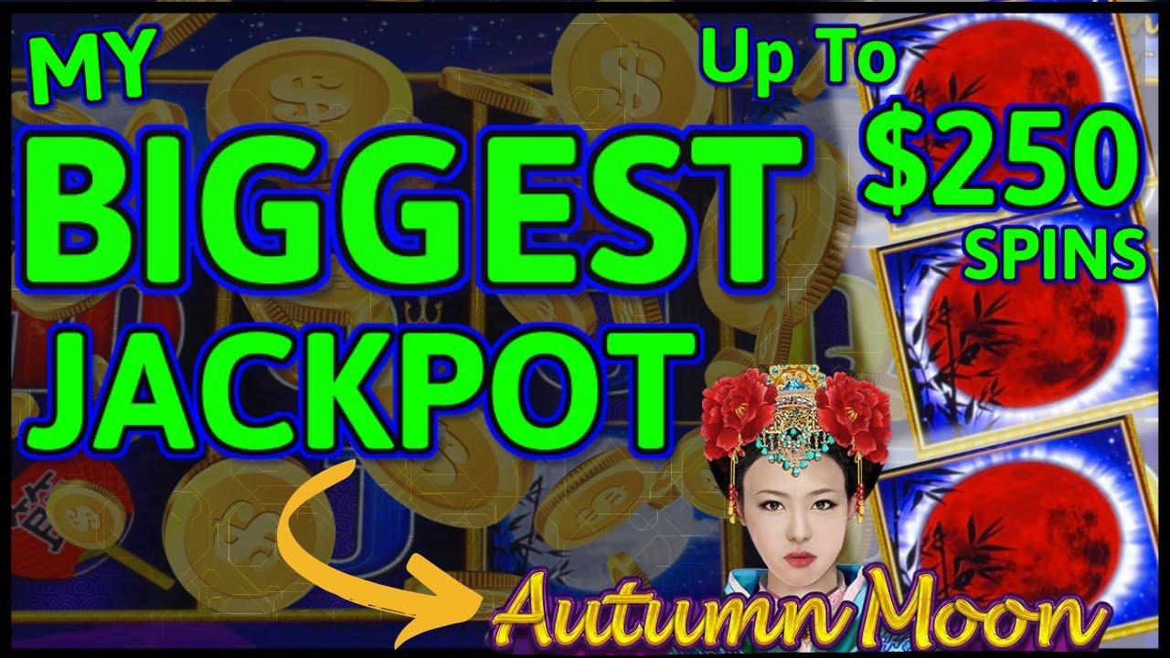 4 💵 MASSIVE JACKPOTS on AUTUMN MOON Up To $250 Spins Dragon Link Slot Machine High Limit Slot Play