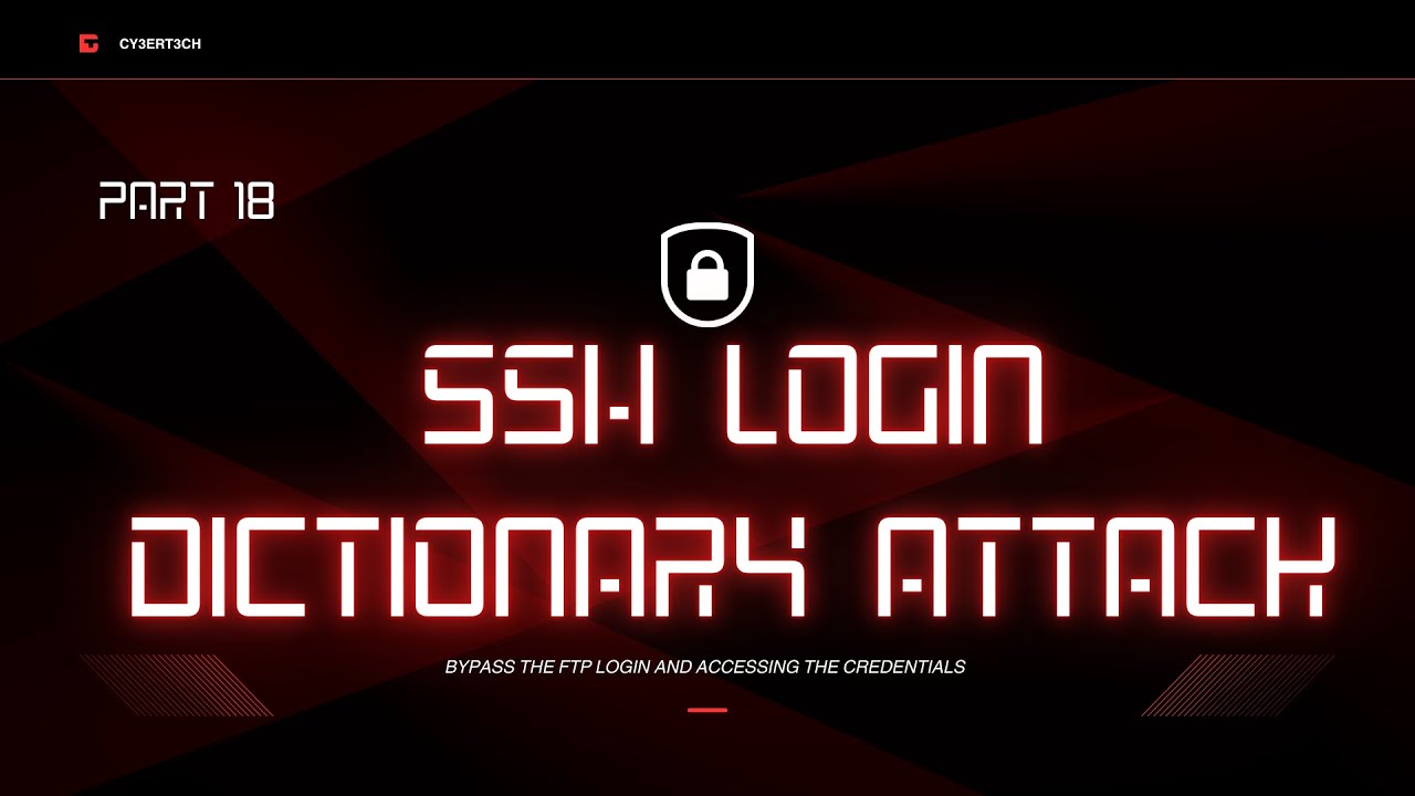 20 - SSH Dictionary Attack Explained | SSH Authentication Attacks | eJPT Full Course Part