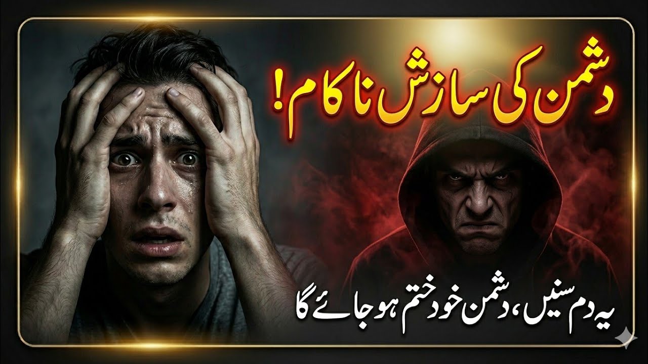 جب دشمن آپ کو برباد کرنے لگے تو یہ دم فوراً کریں | جادو، حسد اور دشمن سے حفاظت کا طاقتور وظیفہ
