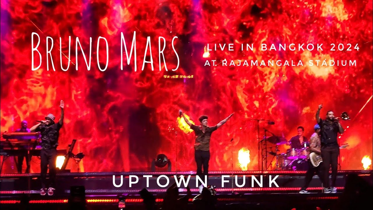 Uptown Funk Bruno Mars Live Bangkok 2024