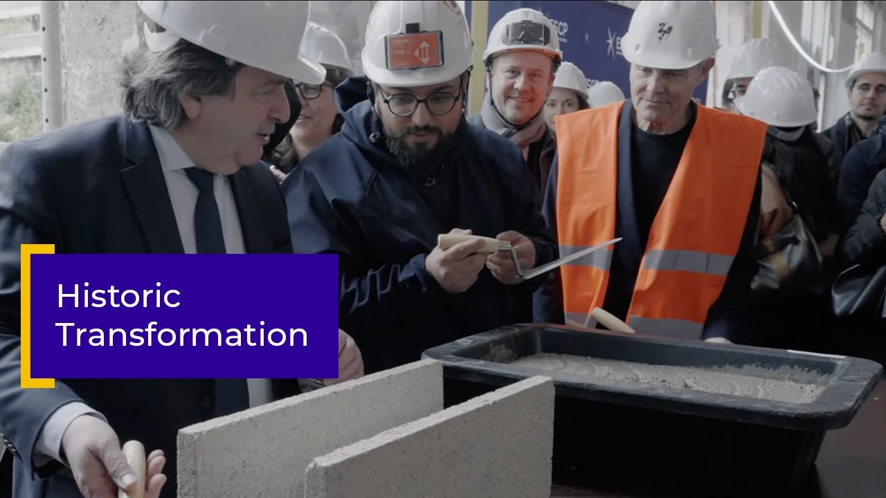 Historic Transformation Begins: ESCP Business School Paris Campus Renovation Launch