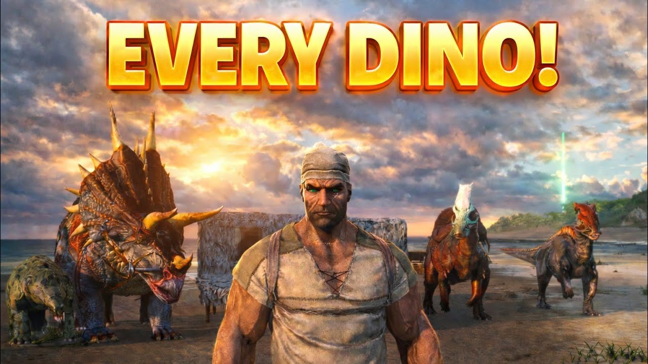 I will Tame every DINO in ark mobile | ARK SURVIVAL EVOLVED 🔥