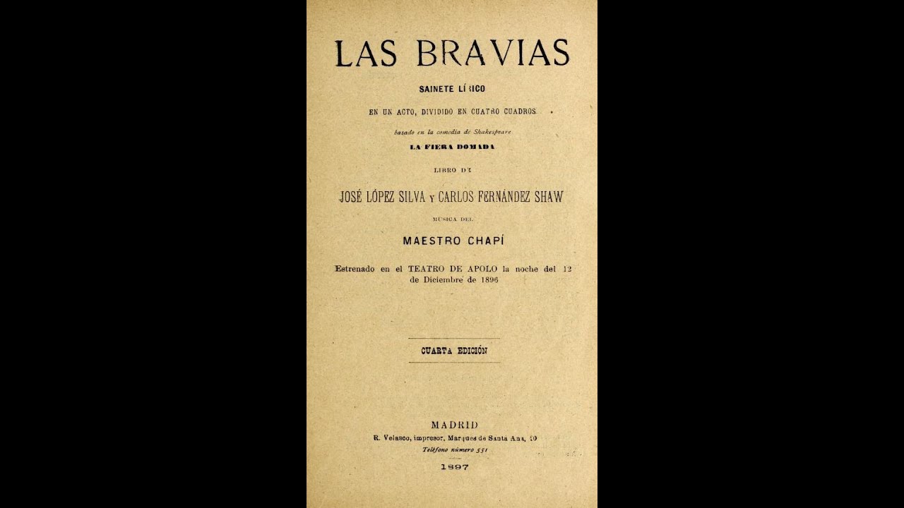 Bravías, las - 1896