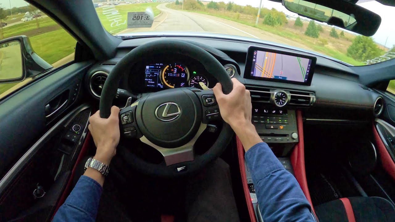 Lexus RC F Final Edition 2025 года — тест-драйв от первого лица (РЕВУЩИЙ V8)