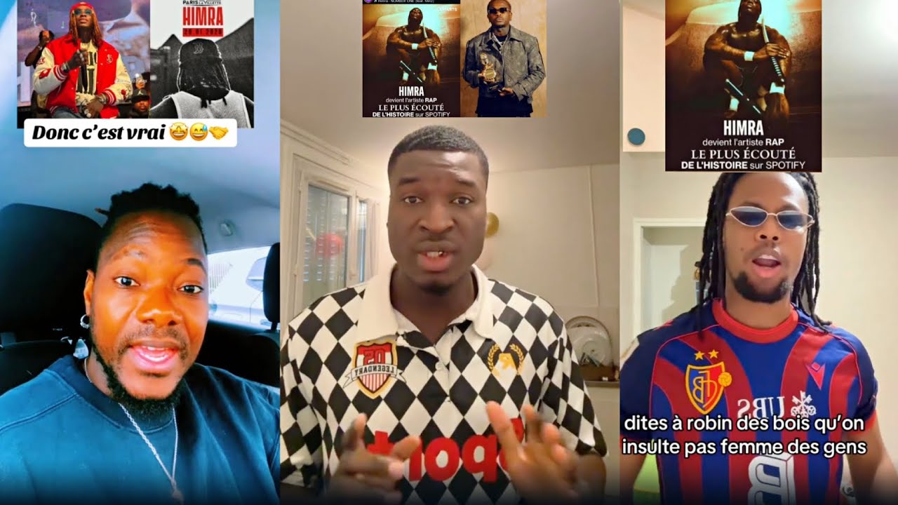 🚨😱 HIMRA Devient L’artiste RAP Le plus Streamer 😳😳 Sur Spotify Devant DIDI B 