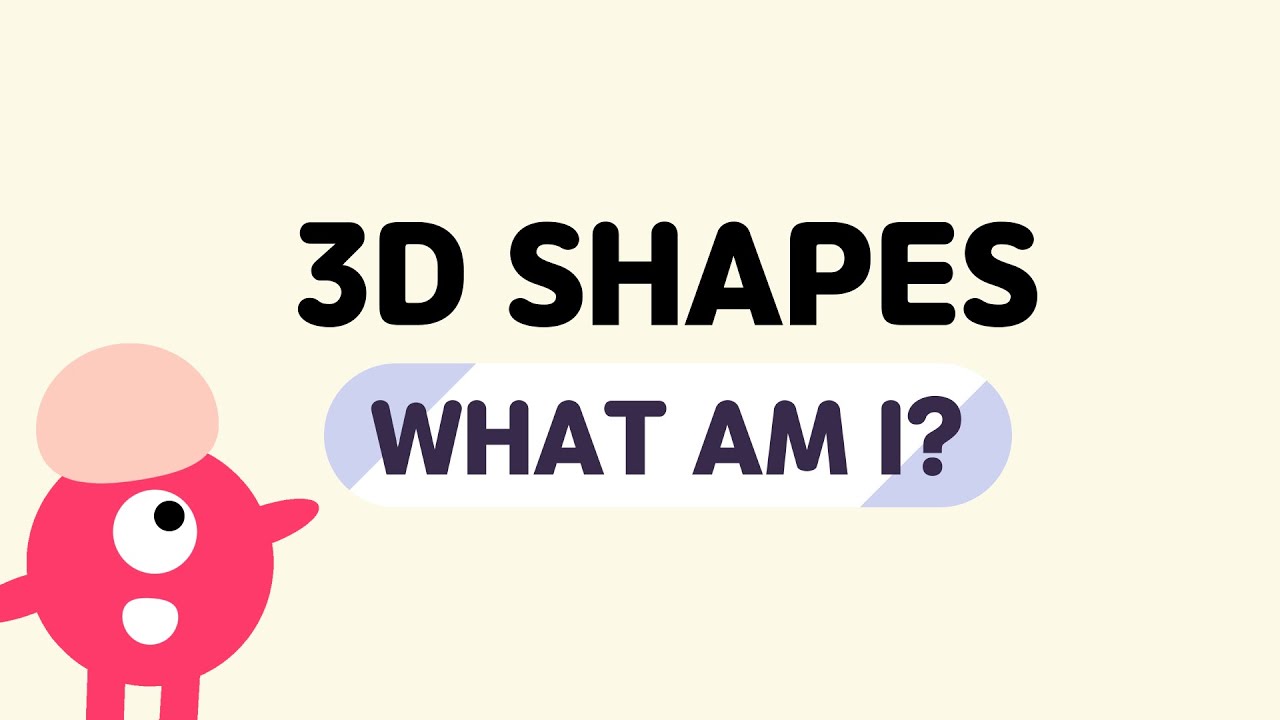 Guess the 3D shape | What am I? | Math quizzes