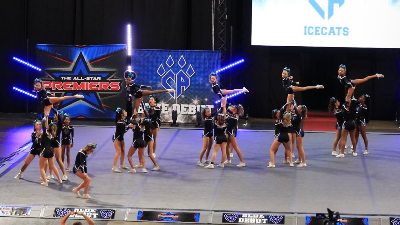 Cheer Athletics Icecats Blue Debut 2023