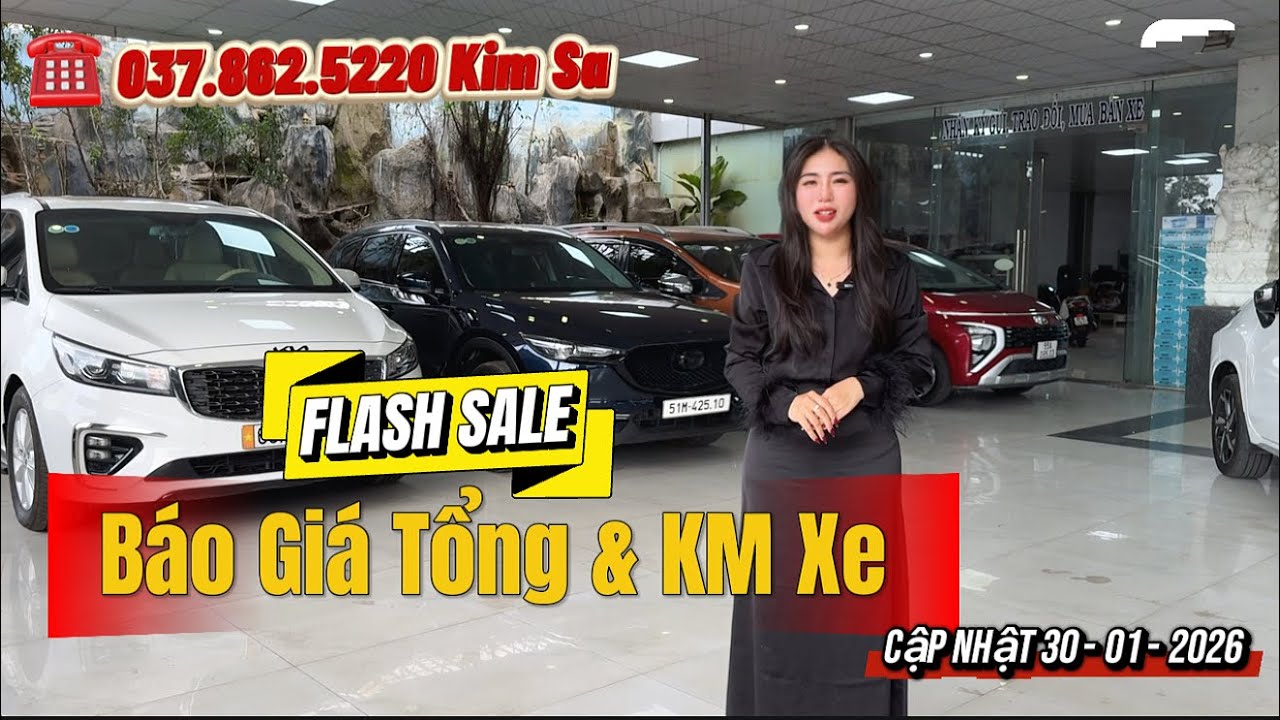 🌼Tổng báo giá hơn 50 Xe chi tiết tình trạng xe tại Showroom . Cập nhật mới nhất đón xuân 😍30/01/26 