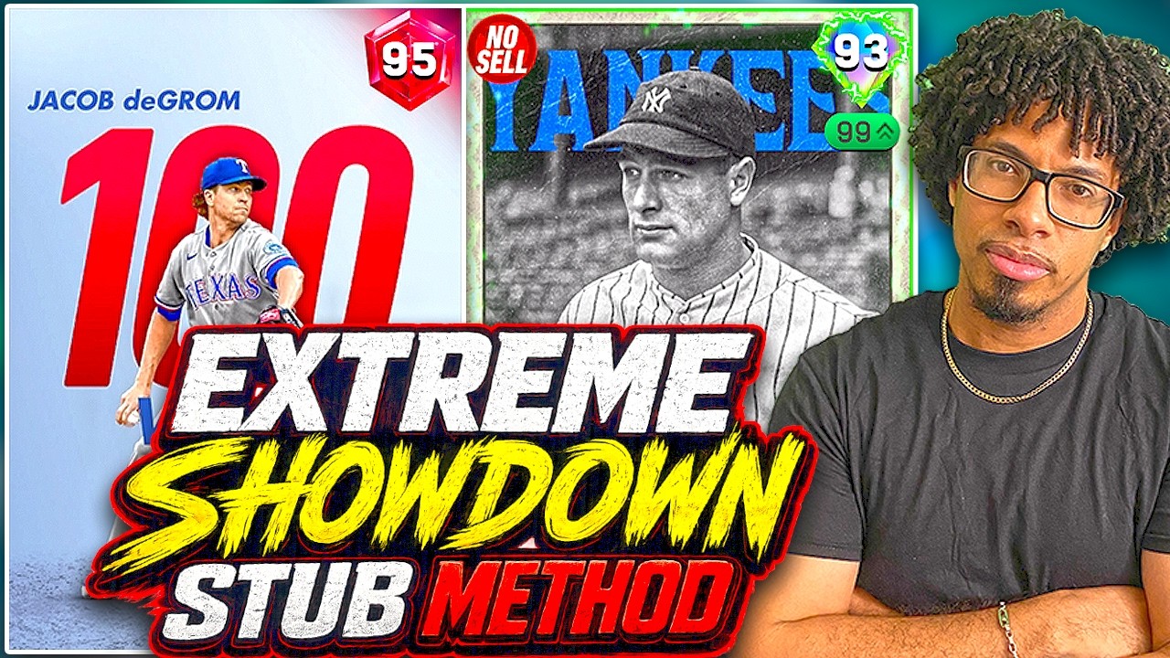 Гайд по заработку стабсов в Extreme Showdown с Jacob deGrom + подготовка к 4-му иннингу XP 🚨