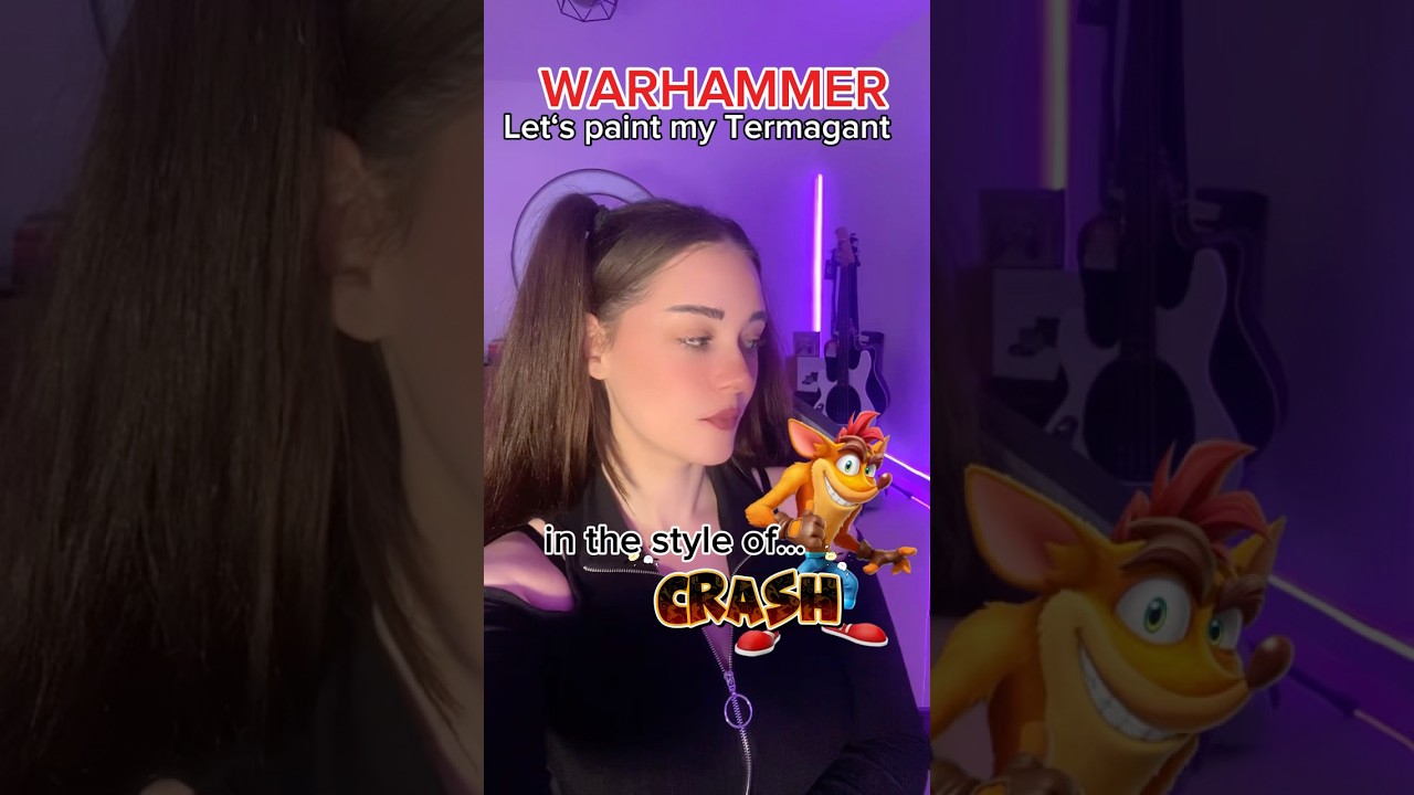 Let&lsquo;s paint my Termagant in the style of&hellip; CRASH #warhammer #miniaturepainting