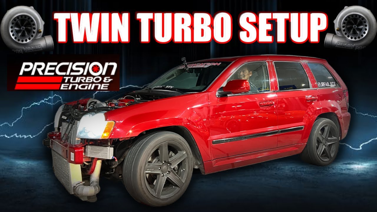 NEW TWIN TURBO SET UP ON AWD SRT8 JEEP GRAND CHEROKEE !! VLOGMAS DAY 3