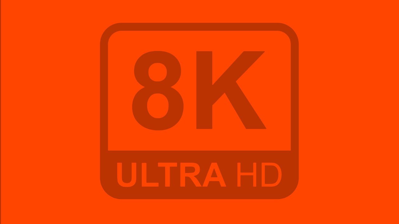 8K ORANGE RED Screen | 10 Hours | Background | Backdrop | Screensaver | Backlight | ULTRA HD