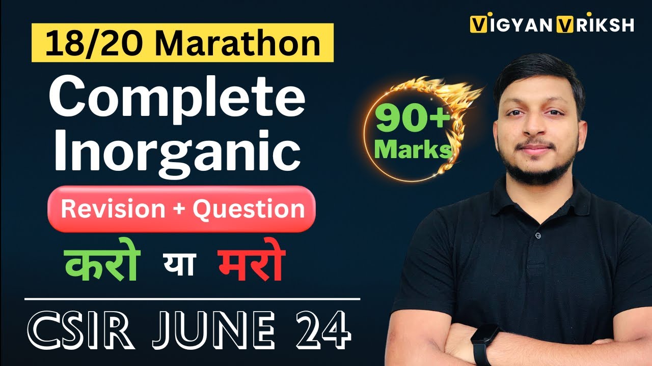 Complete Inorganic | Marathon 18 | CSIR June 24 
