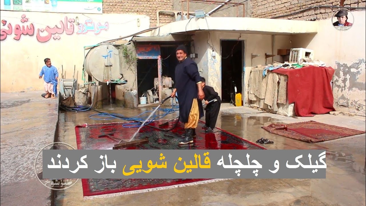 گیلک و چلچله قالین شویی باز کردند