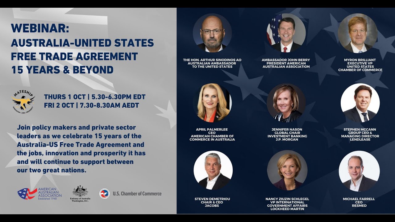Australia-United States Free Trade Agreement | 15 Years and Beyond
