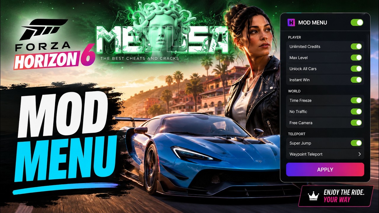 Forza Horizon 6 Mod Menu 2026 | Soft Money + Unlock All Cars Working