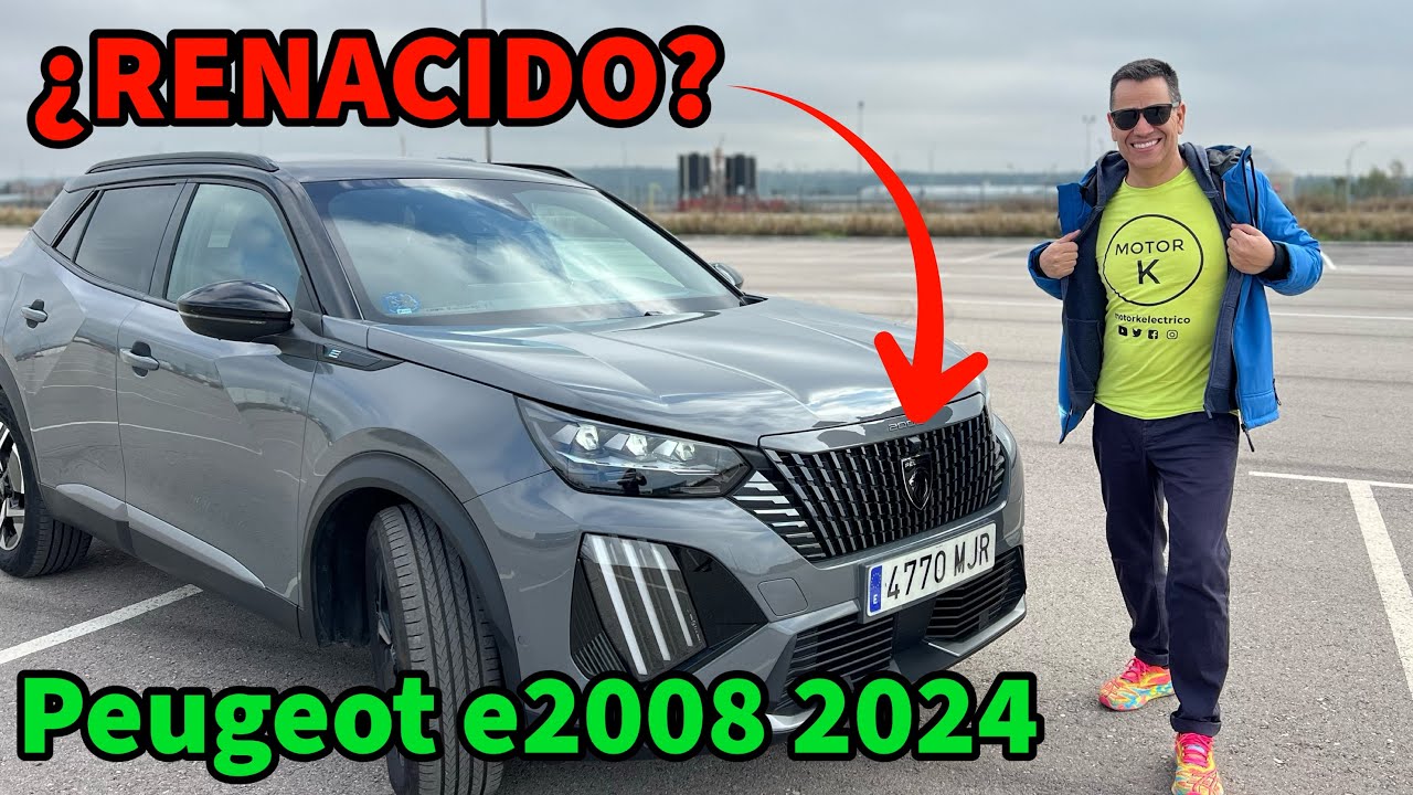 Nuevo PEUGEOT E2008 2024 ¿RENACIDO? PRUEBA de CONSUMO 120 km/h y ACELERACIÓN 0-100 km/h MOTORK