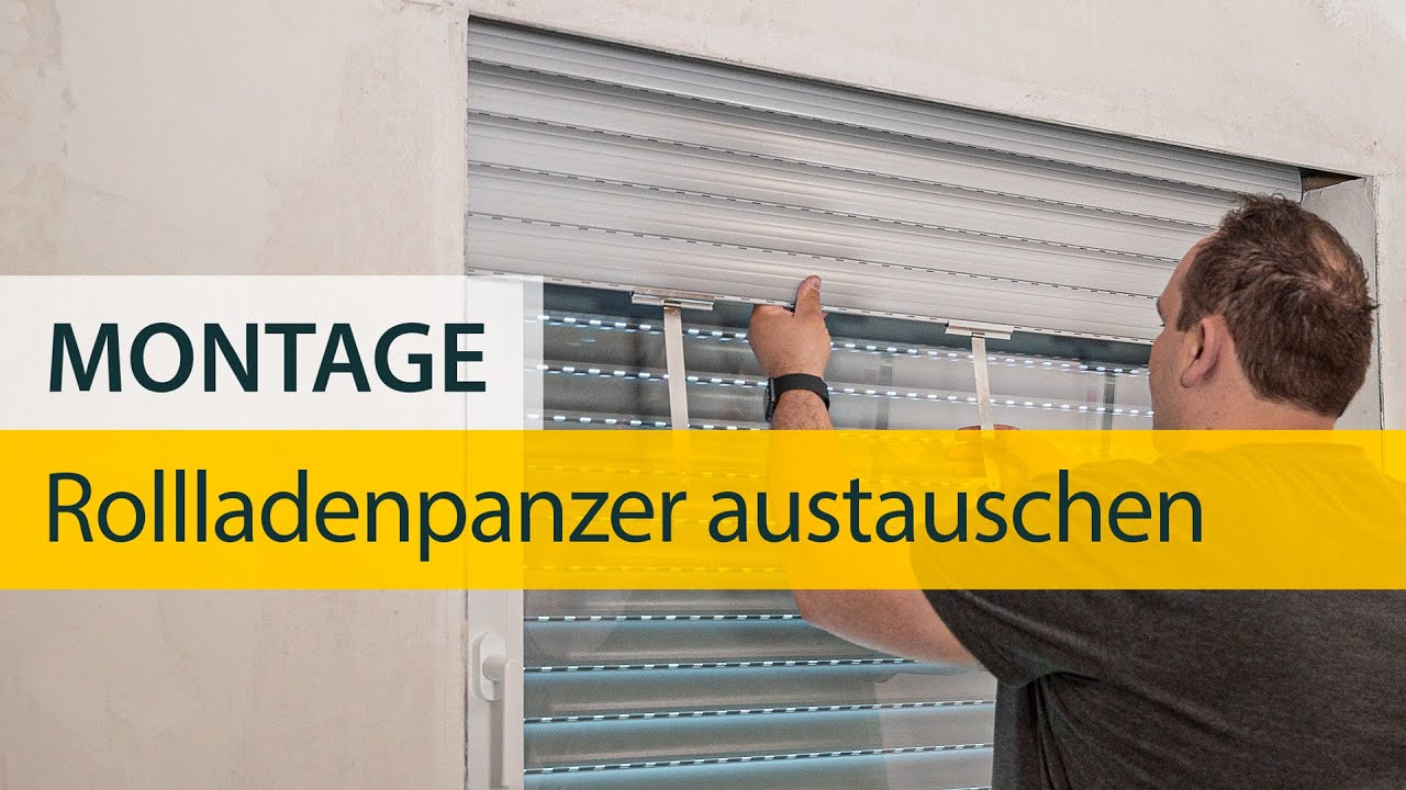 Austausch eines Rollladenpanzers - Anleitung f&uuml;r viele Arten von Panzern