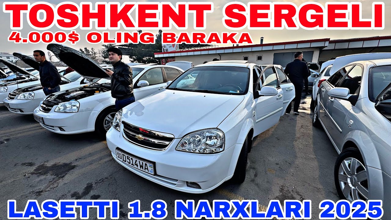 3-SERGELI MOSHINA BOZORIDAN LASETTI 1,8 NARXLARI 2025