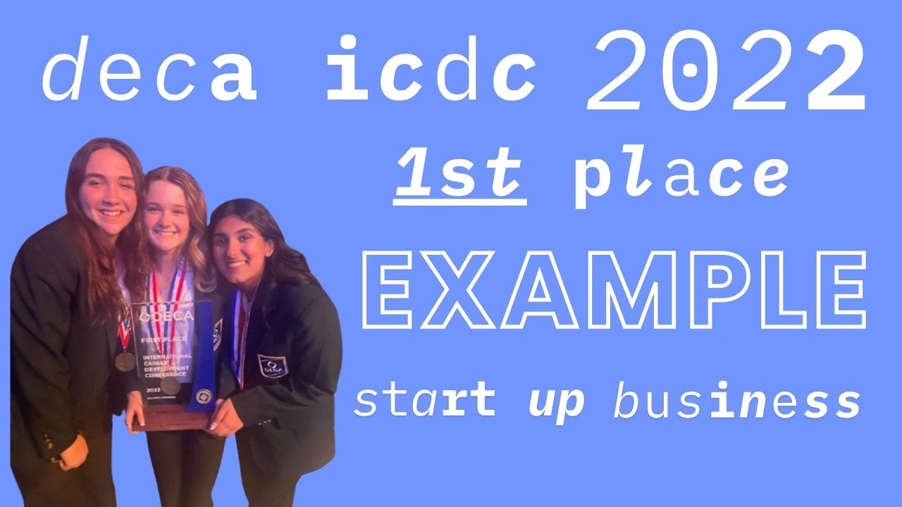 DECA ICDC 1st Place Presentation Example (2022)