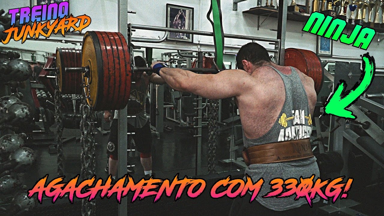 NINJA AGACHANDO NO LIMITE COM MAIS DE 300 KG! ROAD TO POWERBUILDING