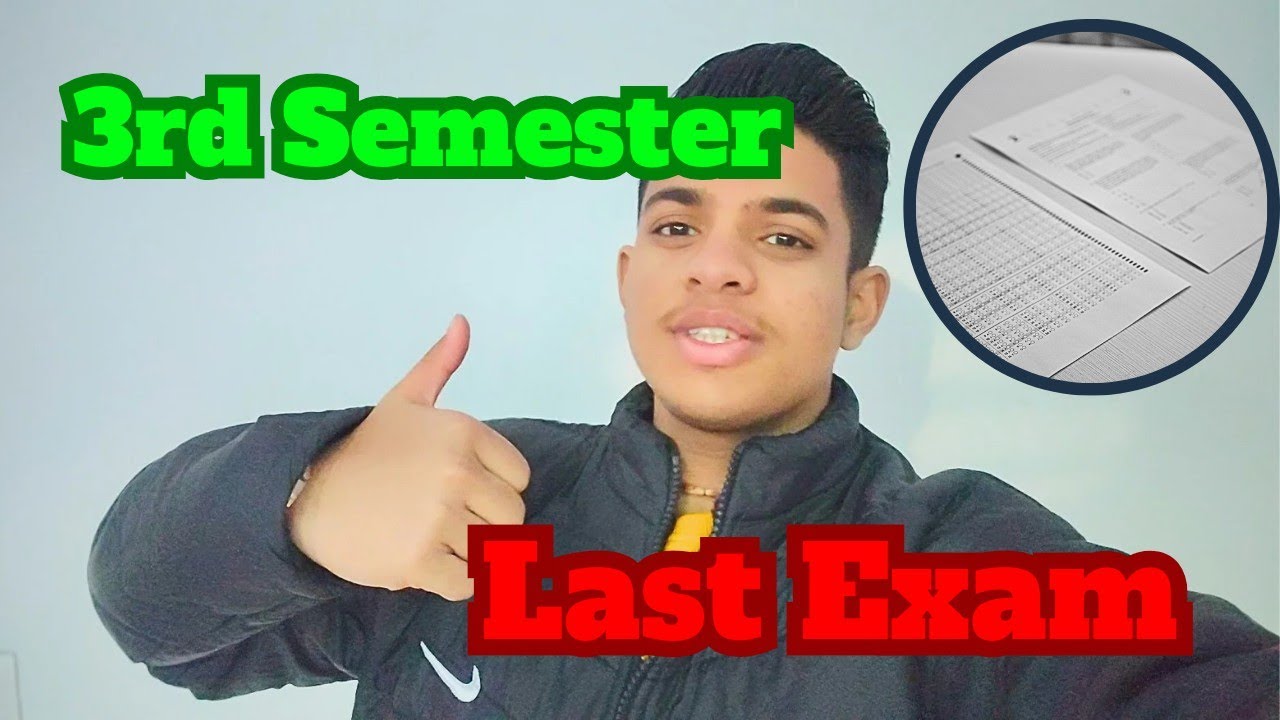 3rd Semester Ka Last Exam Ho Gaya 😃📚 | Student Life Vlog