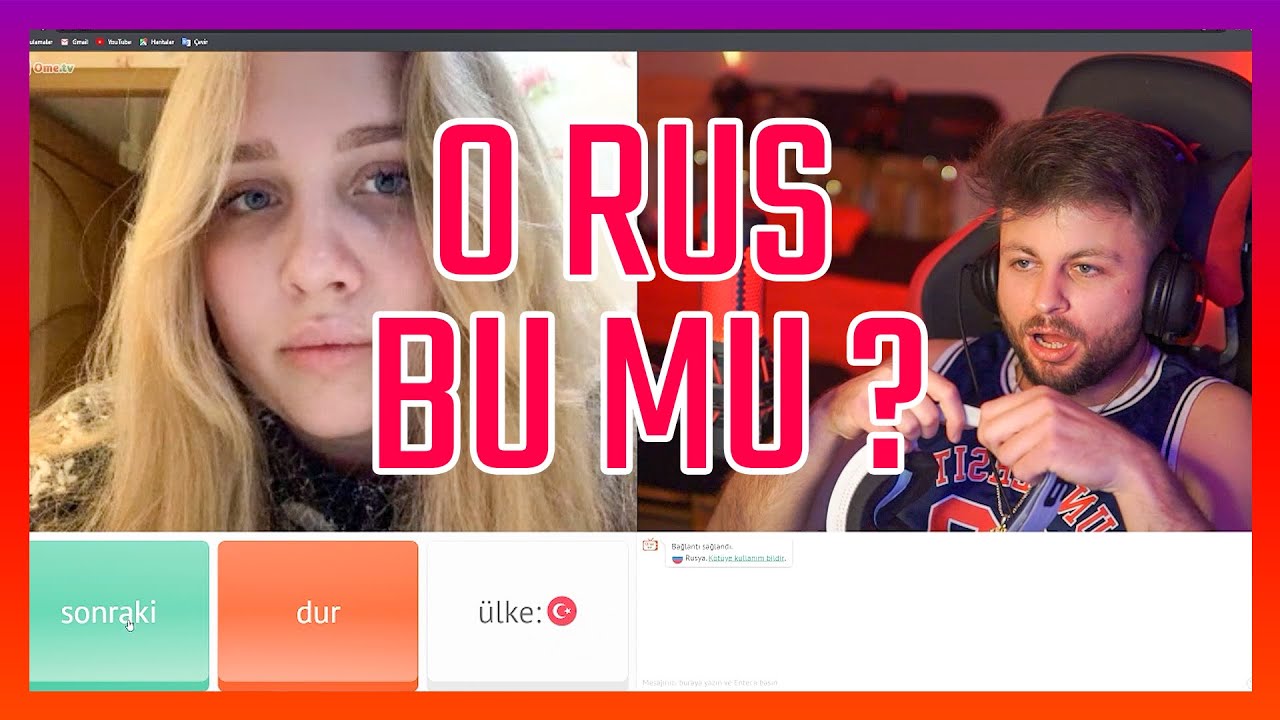 OMEGLE KOMİK VİDEOLAR B&Ouml;L&Uuml;M 1 (O RUS BU MU?) #ome.tv