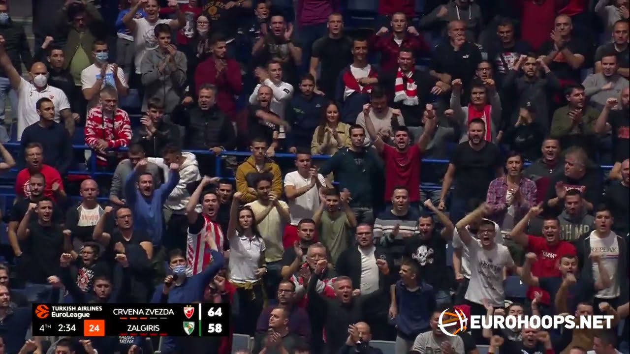 Crvena Zvezda MTS Belgrade - Zalgiris Kaunas 73-61: Nikola Kalinic (15 points)