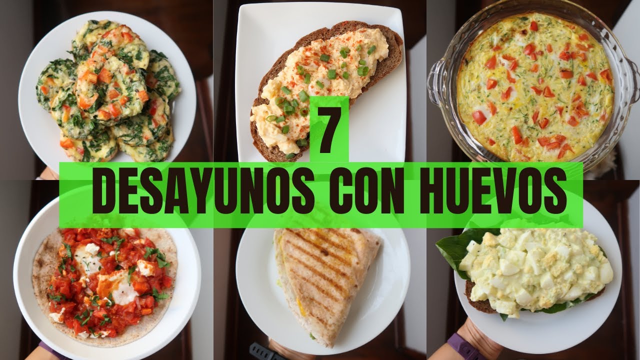 7 DESAYUNOS CON HUEVO - SALUDABLES | Michela Perleche
