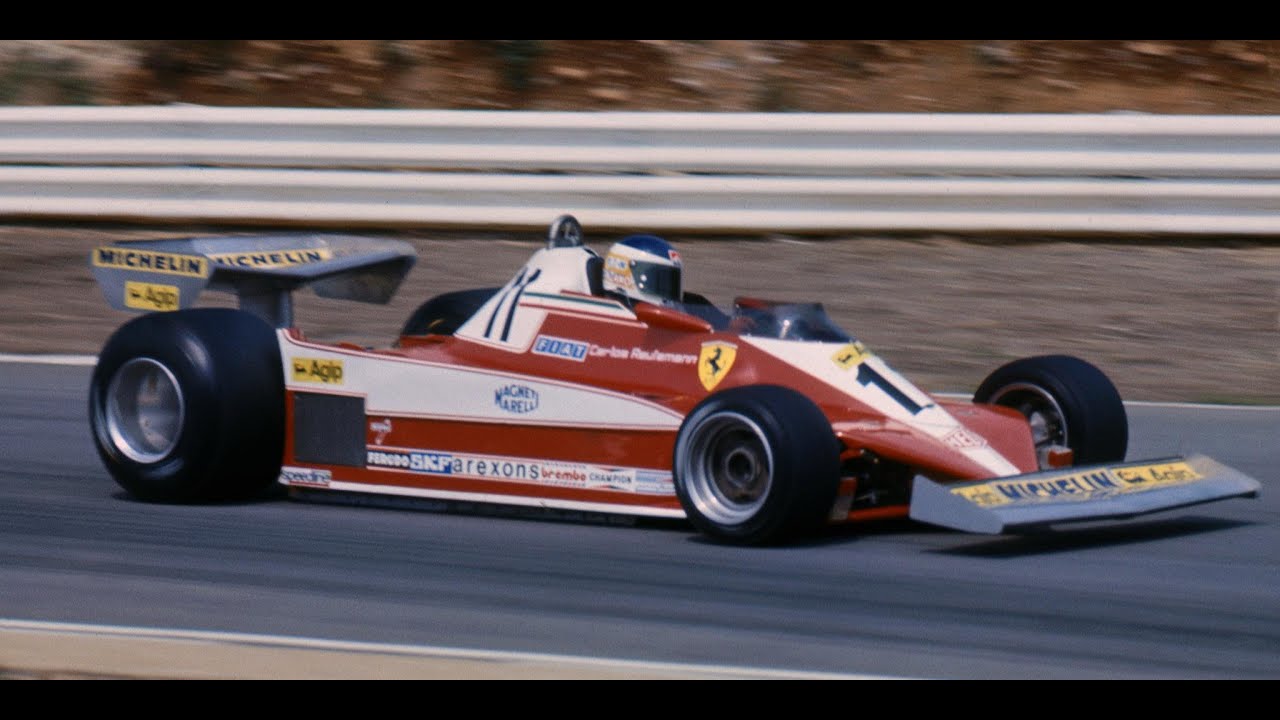 Test Ferrari 312T3 | Paul Ricard 12 December 1977 | Carlos Reutemann n&acute; Gilles Villeneuve