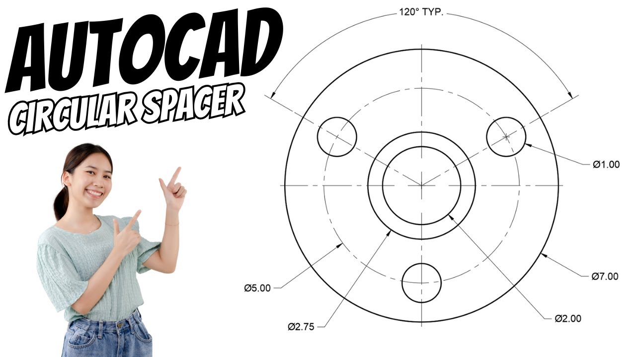 AUTOCAD CIRCULAR SPACER