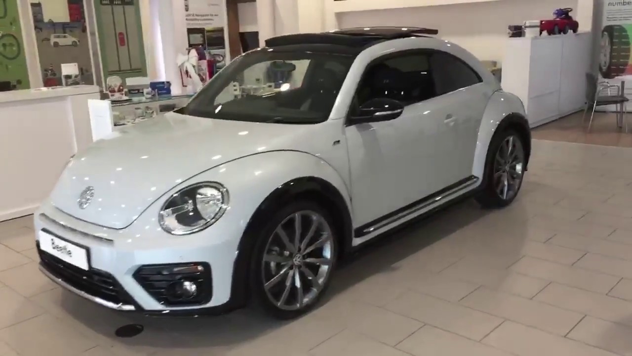 Volkswagen Beetle R-Line 2.0Tdi 150PS in White Silver Metallic @ Crewe VW