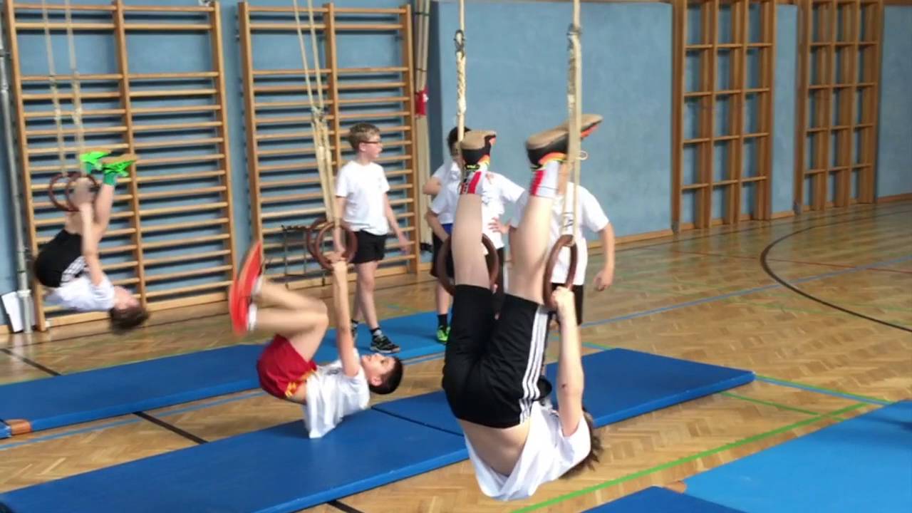 Ringturnen- Sportunterricht