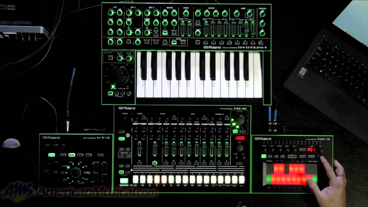 Roland Aira System-1, TR-8, TB-3 and VT-3 Systems - Roland Aira