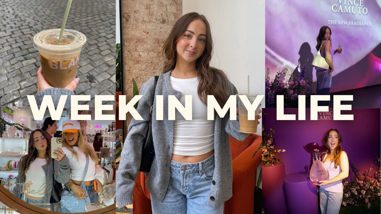 SPRING WEEK IN MY LIFE | shopping in soho, nyc influencer events, pilates & makeup pr haul/unboxing