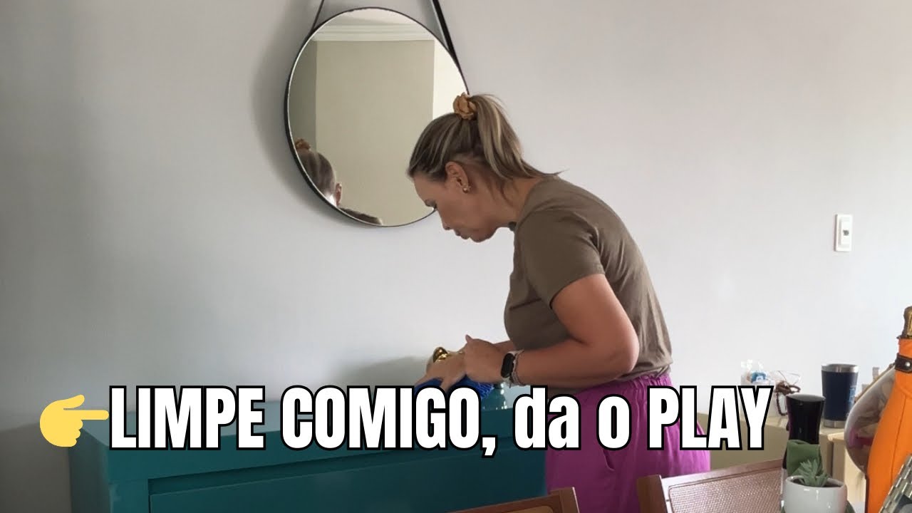 ⏰Limpeza real para você limpar junto comigo Body doubling para sair da procrastinação