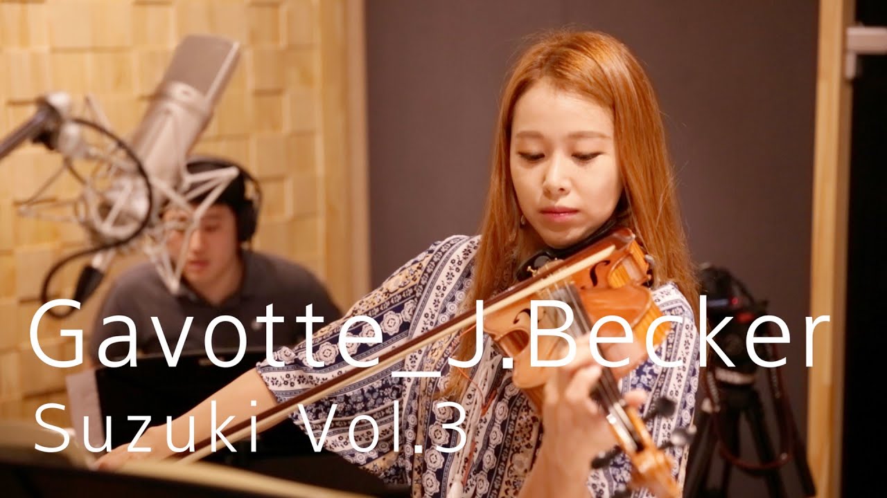 J.Becker Gavotte_Suzuki violin Vol.3