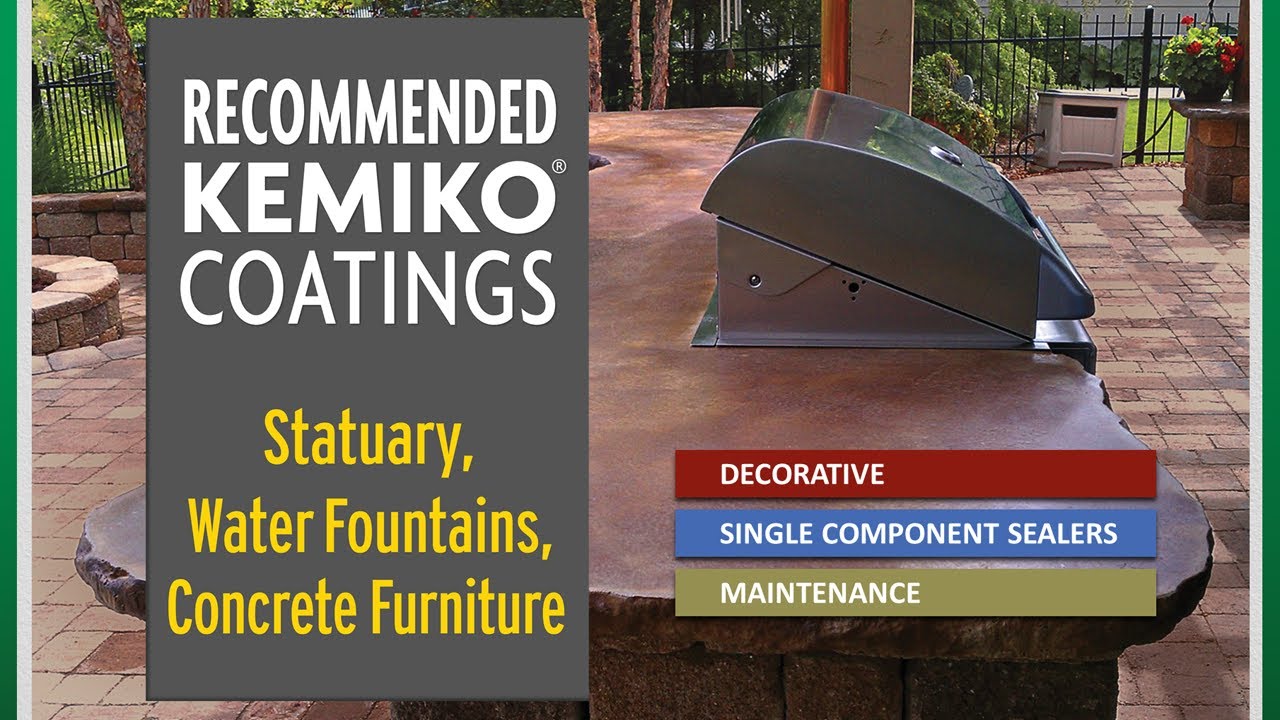 Best Kemiko&reg; Products for Statuary, Water Fountains and Concrete Furniture