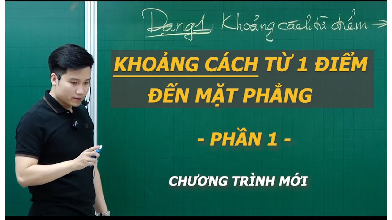 KHOẢNG CÁCH TỪ ĐIỂM ĐẾN MẶT PHẲNG (PHẦN 1) - Toán 11 - Nguyễn Quốc Chí