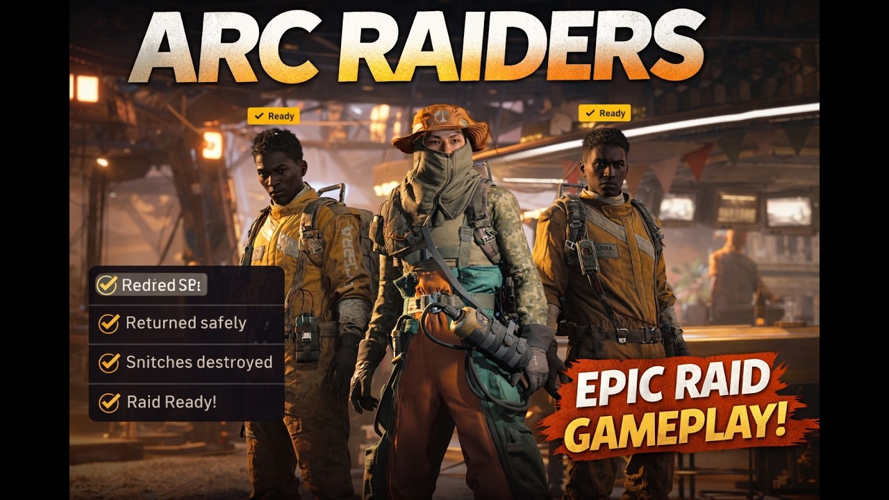 Arc Raiders Twitch Stream. fooling around with the boys.