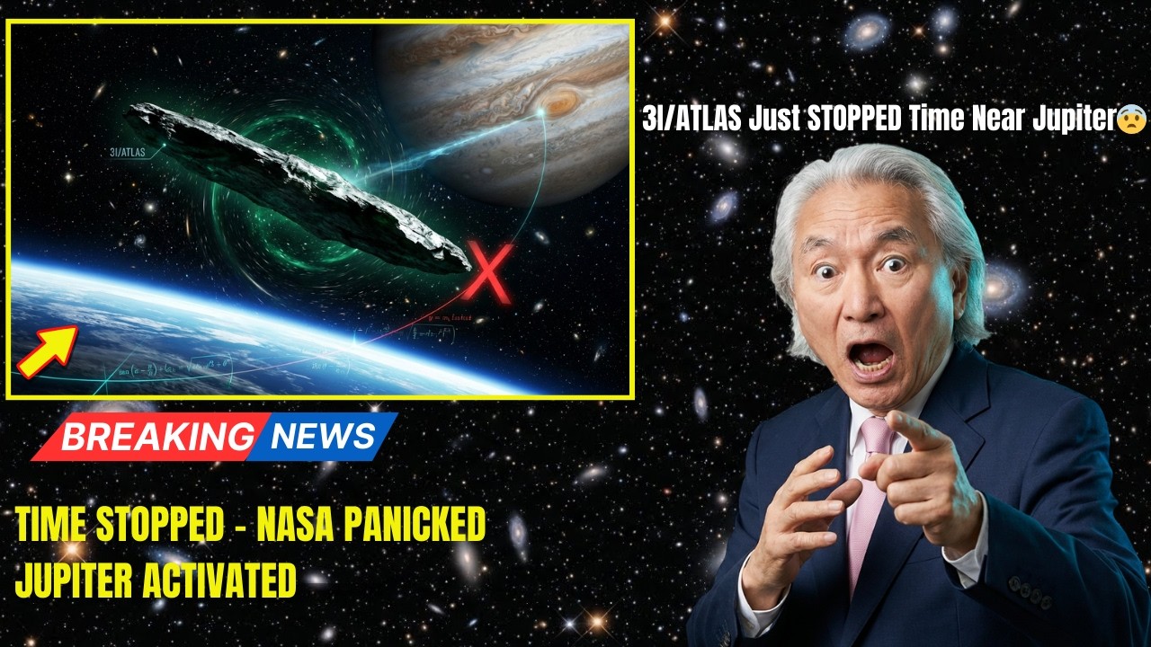 3I/ATLAS Just STOPPED Time Near Jupiter &mdash; James Webb Recorded Every Second | Michio Kaku