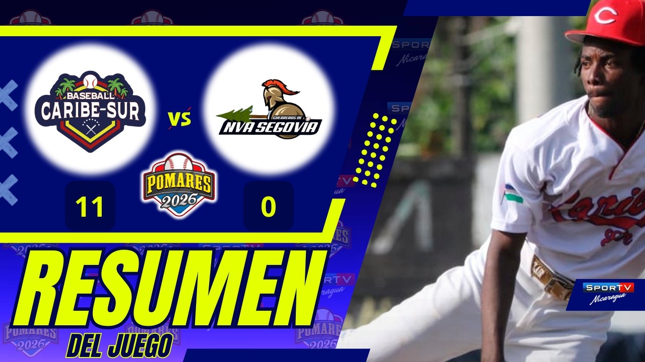 Caribe Sur vs Nueva Segovia Juego 1 Pomares Nicaragua 28 02 2026